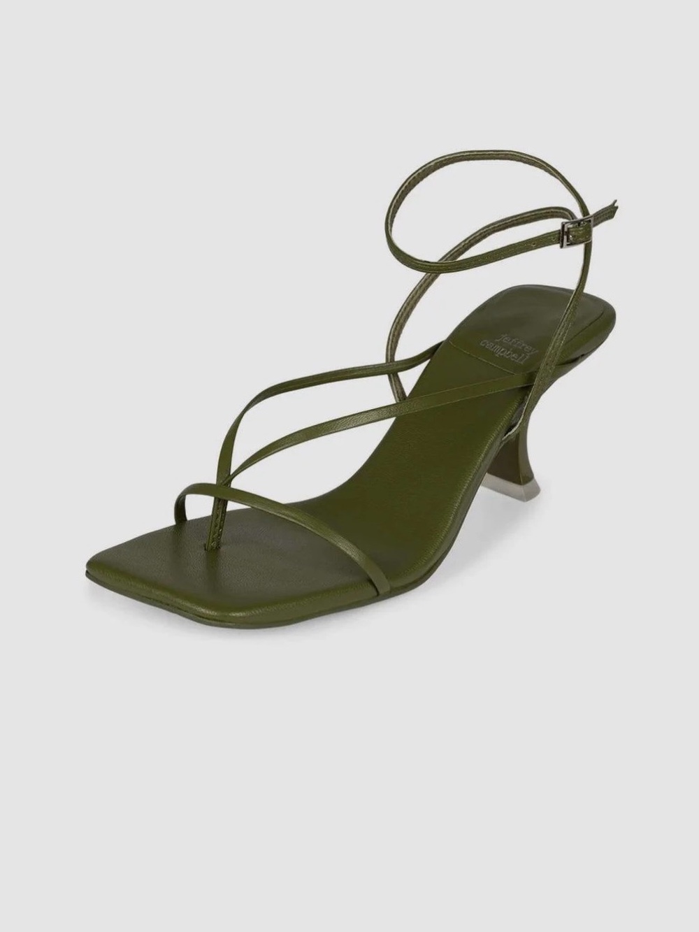 Jeffrey Campbell Fluxx Kitten Heel - Olive Green